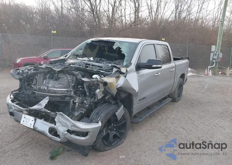 2021 Ram 1500 Big Horn 4X4 5'7 Box z USA, uszkodzony, nr VIN 1C6RRFFG4MN511747